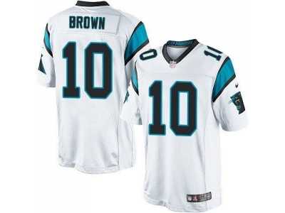 Youth Nike Carolina Panthers #10 Corey Brown Black Team Color Stitched white Jersey