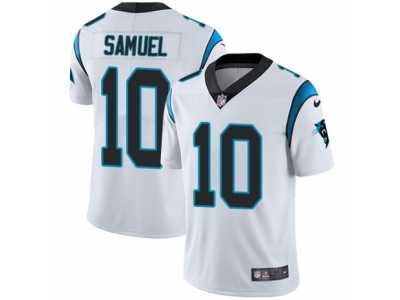 Youth Nike Carolina Panthers #10 Curtis Samuel Vapor Untouchable Limited White NFL Jersey