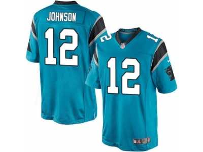 Youth Nike Carolina Panthers #12 Charles Johnson Limited Blue Alternate NFL Jersey