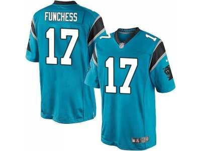 Youth Nike Carolina Panthers #17 Devin Funchess Black Team Color Stitched blue Jersey