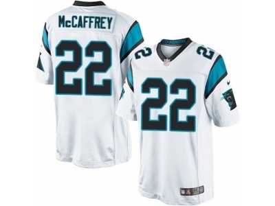 Youth Nike Carolina Panthers #22 Christian McCaffrey Limited White NFL Jersey