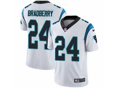 Youth Nike Carolina Panthers #24 James Bradberry Vapor Untouchable Limited White NFL Jersey