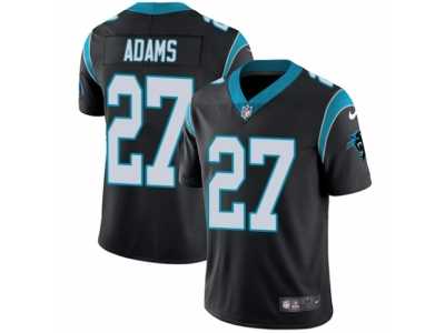 Youth Nike Carolina Panthers #27 Mike Adams Vapor Untouchable Limited Black Team Color NFL Jersey