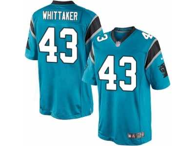 Youth Nike Carolina Panthers #43 Fozzy Whittaker Limited Blue Alternate NFL Jersey