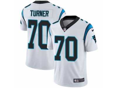 Youth Nike Carolina Panthers #70 Trai Turner Vapor Untouchable Limited White NFL Jersey