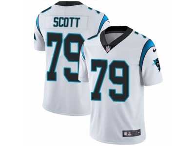 Youth Nike Carolina Panthers #79 Chris Scott Vapor Untouchable Limited White NFL Jersey