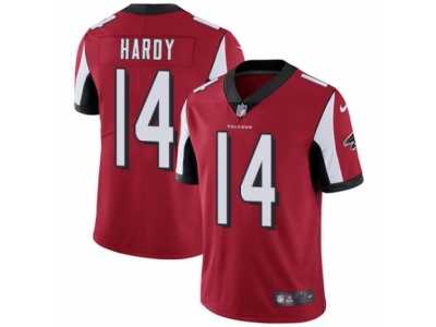 Youth Nike Atlanta Falcons #14 Justin Hardy Vapor Untouchable Limited Red Team Color NFL Jersey
