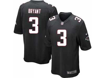 Youth Nike Atlanta Falcons #3 Matt Bryant Black Alternate Stitched NFL Jersey