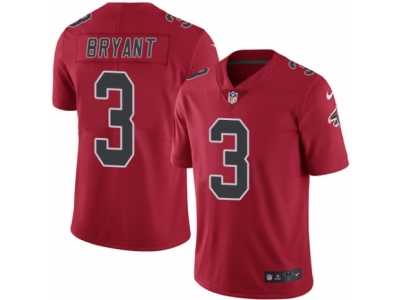 Youth Nike Atlanta Falcons #3 Matt Bryant Limited Red Rush NFL Jersey