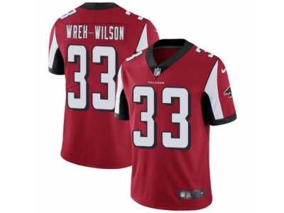 Youth Nike Atlanta Falcons #33 Blidi Wreh-Wilson Red Team Color Vapor Untouchable Limited Player NFL Jersey
