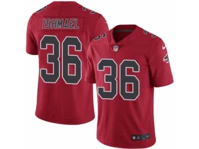 Youth Nike Atlanta Falcons #36 Kemal Ishmael Limited Red Rush NFL Jersey