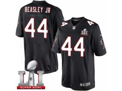 Youth Nike Atlanta Falcons #44 Vic Beasley Limited Black Alternate Super Bowl LI 51 NFL Jersey