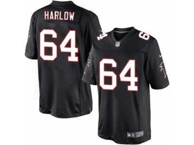 Youth Nike Atlanta Falcons #64 Sean Harlow Limited Black Alternate NFL Jersey