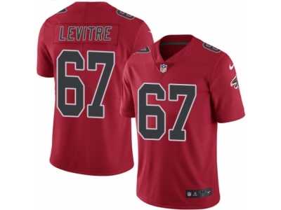Youth Nike Atlanta Falcons #67 Andy Levitre Limited Red Rush NFL Jersey