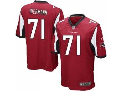 Youth Nike Atlanta Falcons #71 Kroy Biermann Limited Red Team Color NFL Jersey