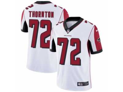 Youth Nike Atlanta Falcons #72 Hugh Thornton Vapor Untouchable Limited White NFL Jersey
