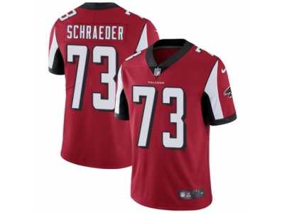 Youth Nike Atlanta Falcons #73 Ryan Schraeder Vapor Untouchable Limited Red Team Color NFL Jersey