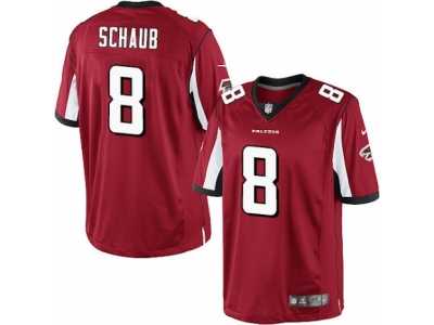 Youth Nike Atlanta Falcons #8 Matt Schaub Limited Red Team Color NFL Jersey