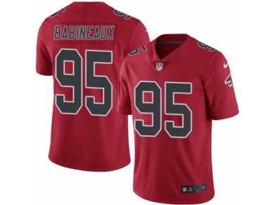 Youth Nike Atlanta Falcons #95 Jonathan Babineaux Limited Red Rush NFL Jersey