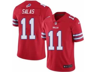 Youth Nike Buffalo Bills #11 Greg Salas Limited Red Rush NFL Jersey