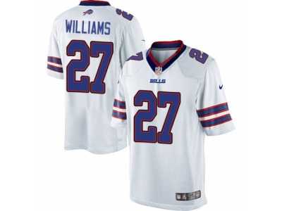 Youth Nike Buffalo Bills #27 Duke Williams Limited White NFL Jersey