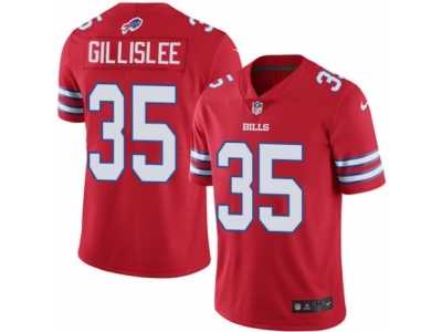 Youth Nike Buffalo Bills #35 Mike Gillislee Limited Red Rush NFL Jersey