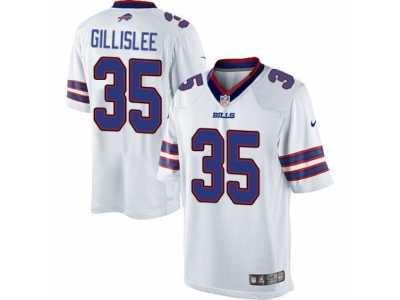 Youth Nike Buffalo Bills #35 Mike Gillislee Limited White NFL Jersey