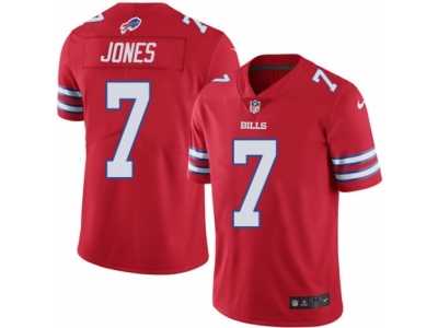 Youth Nike Buffalo Bills #7 Cardale Jones Limited Red Rush NFL Jersey