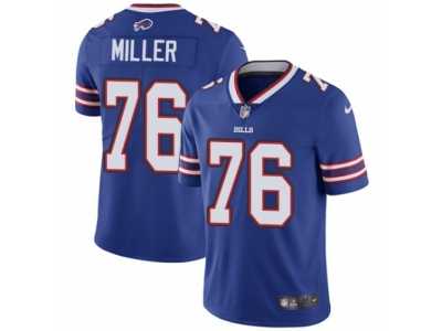 Youth Nike Buffalo Bills #76 John Miller Vapor Untouchable Limited Royal Blue Team Color NFL Jersey
