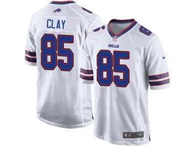 Youth Nike Buffalo Bills #85 Charles Clay white jerseys