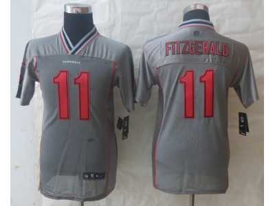 Nike Youth Arizona Cardicals #11 Fitzgerald Grey Jerseys(Vapor)