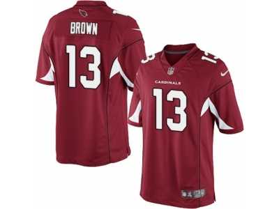 Youth Nike Arizona Cardinals #13 Jaron Brown Limited Red Team Color NFL Jersey