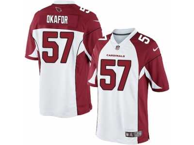 Youth Nike Arizona Cardinals #57 Alex Okafor Limited White NFL Jersey
