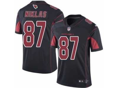 Youth Nike Arizona Cardinals #87 Troy Niklas Limited Black Rush NFL Jersey
