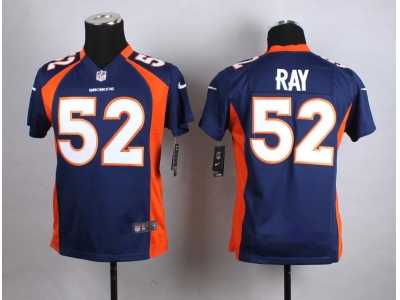 Youth Nike Denver Broncos #52 Ray blue jerseys