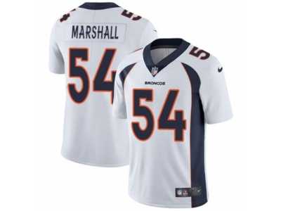 Youth Nike Denver Broncos #54 Brandon Marshall Vapor Untouchable Limited White NFL Jersey