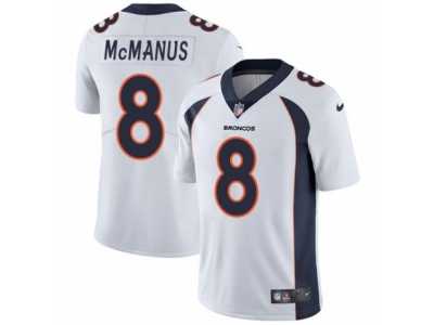 Youth Nike Denver Broncos #8 Brandon McManus Vapor Untouchable Limited White NFL Jersey
