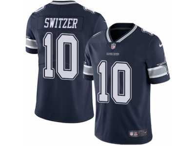 Youth Nike Dallas Cowboys #10 Ryan Switzer Vapor Untouchable Limited Navy Blue Team Color NFL Jersey