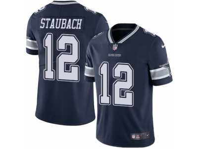 Youth Nike Dallas Cowboys #12 Roger Staubach Vapor Untouchable Limited Navy Blue Team Color NFL Jersey