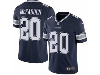 Youth Nike Dallas Cowboys #20 Darren McFadden Vapor Untouchable Limited Navy Blue Team Color NFL Jersey