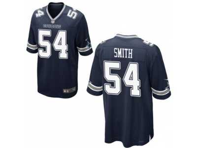 Youth Nike Dallas Cowboys #54 Jaylon Smith Navy Blue Team Color NFL Jersey