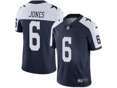 Youth Nike Dallas Cowboys #6 Chris Jones Vapor Untouchable Limited Navy Blue Throwback Alternate NFL Jersey