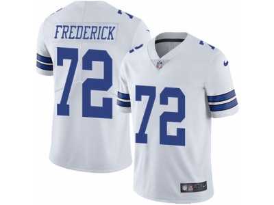 Youth Nike Dallas Cowboys #72 Travis Frederick Vapor Untouchable Limited White NFL Jersey