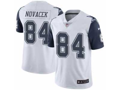 Youth Nike Dallas Cowboys #84 Jay Novacek Limited White Rush NFL Jersey