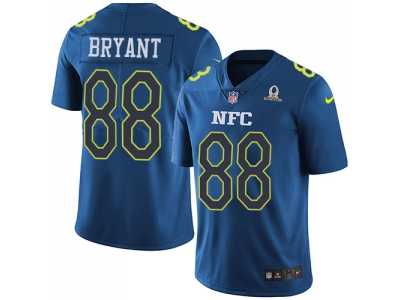 Youth Nike Dallas Cowboys #88 Dez Bryant NavyStitched NFL Limited NFC 2017 Pro Bowl Jersey