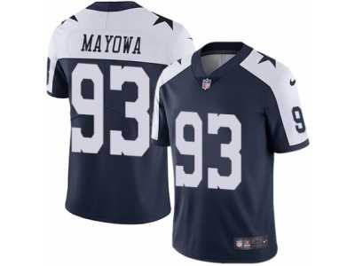 Youth Nike Dallas Cowboys #93 Benson Mayowa Vapor Untouchable Limited Navy Blue Throwback Alternate NFL Jersey