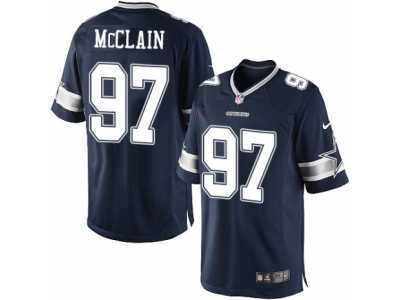 Youth Nike Dallas Cowboys #97 Terrell McClain Limited Navy Blue Team Color NFL Jersey