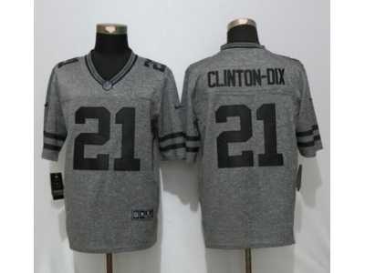 Men Nike Green Bay Packers #21 Ha Ha Clinton-Dix Gray Stitched Gridiron Gray Limited Jersey