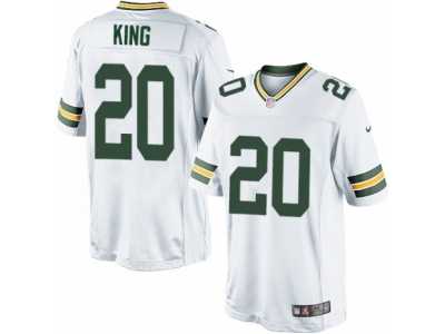 Men\'s Nike Green Bay Packers #20 Kevin King Limited White NFL Jersey