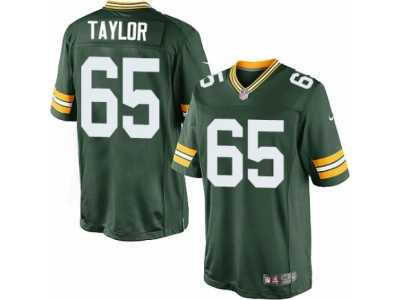 Men's Nike Green Bay Packers #65 Lane Taylor Limited Green Team Color NFL Jersey
